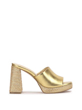 Kameena Mule Platform in Gold | Jessica Simpson Women