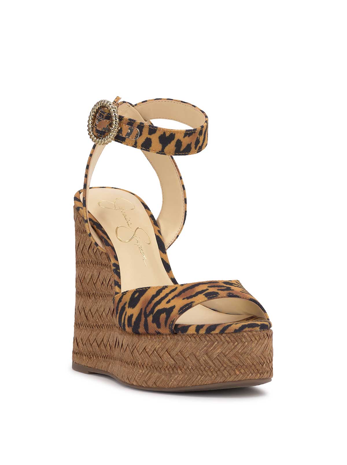 Kamindi Espadrille Wedge in Tiger Print | Jessica Simpson Women