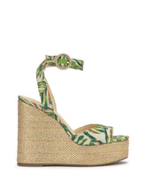 Kamindi Espadrille Wedge in Green Jungle | Jessica Simpson Women