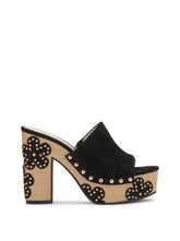 Shelbie Platform Slide in Black Floral | Jessica Simpson Women