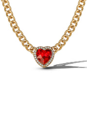 Red Heart Necklace | Jessica Simpson Accessories