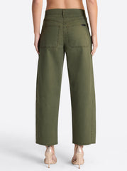 Relaxed Barrel Jeans in Forest Night | Jessica Simpson Women