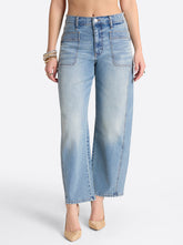 Relaxed Barrel Jeans in Composer | Jessica Simpson Women