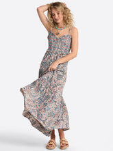 Bronte Dress in Buttercream Playful Paisleys | Jessica Simpson Women