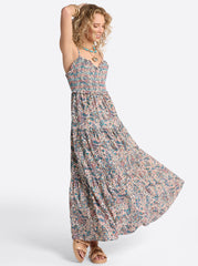 Bronte Dress in Buttercream Playful Paisleys | Jessica Simpson Women