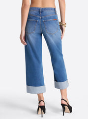 Valentine Wide Leg Boyfriend Jeans in High Road | Jessica Simpson Women