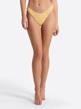 High Cut Cheeky Bottom in Foxglove Stripe | Jessica Simpson Women
