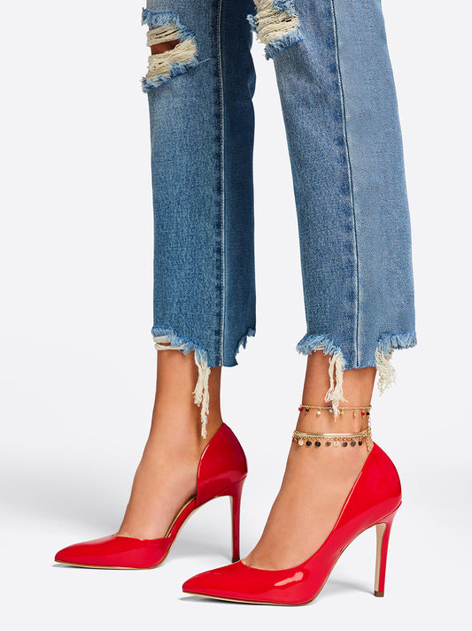 Prizma D'Orsay Pump in Red Patent | Jessica Simpson Women