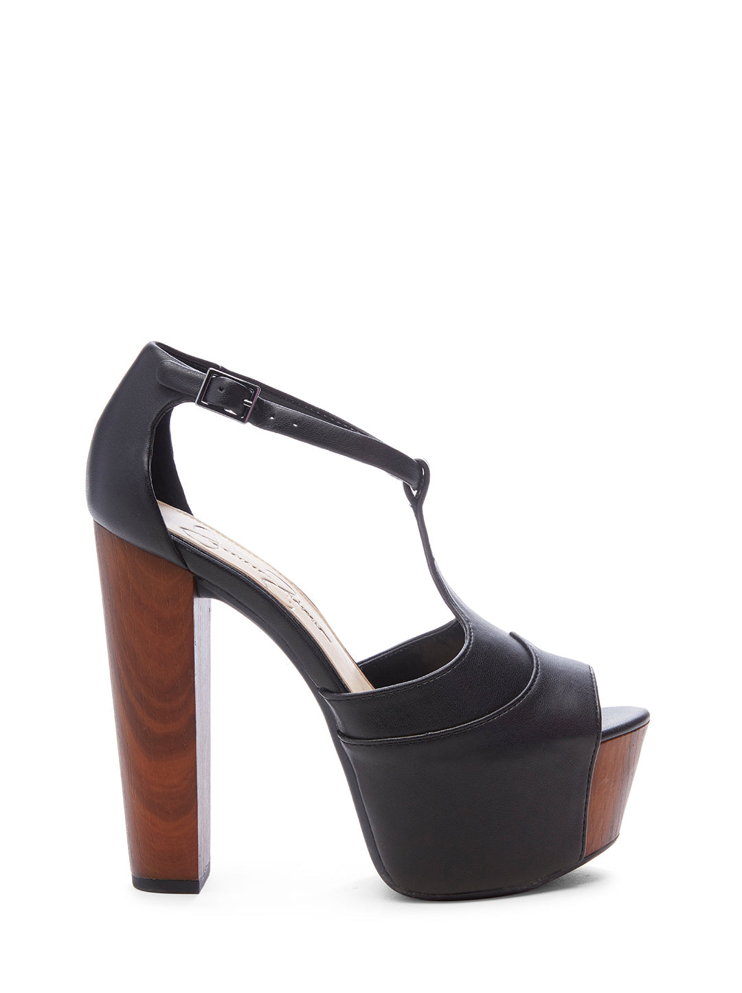Dany T-Strap Platform Sandal in Black | Jessica Simpson Women