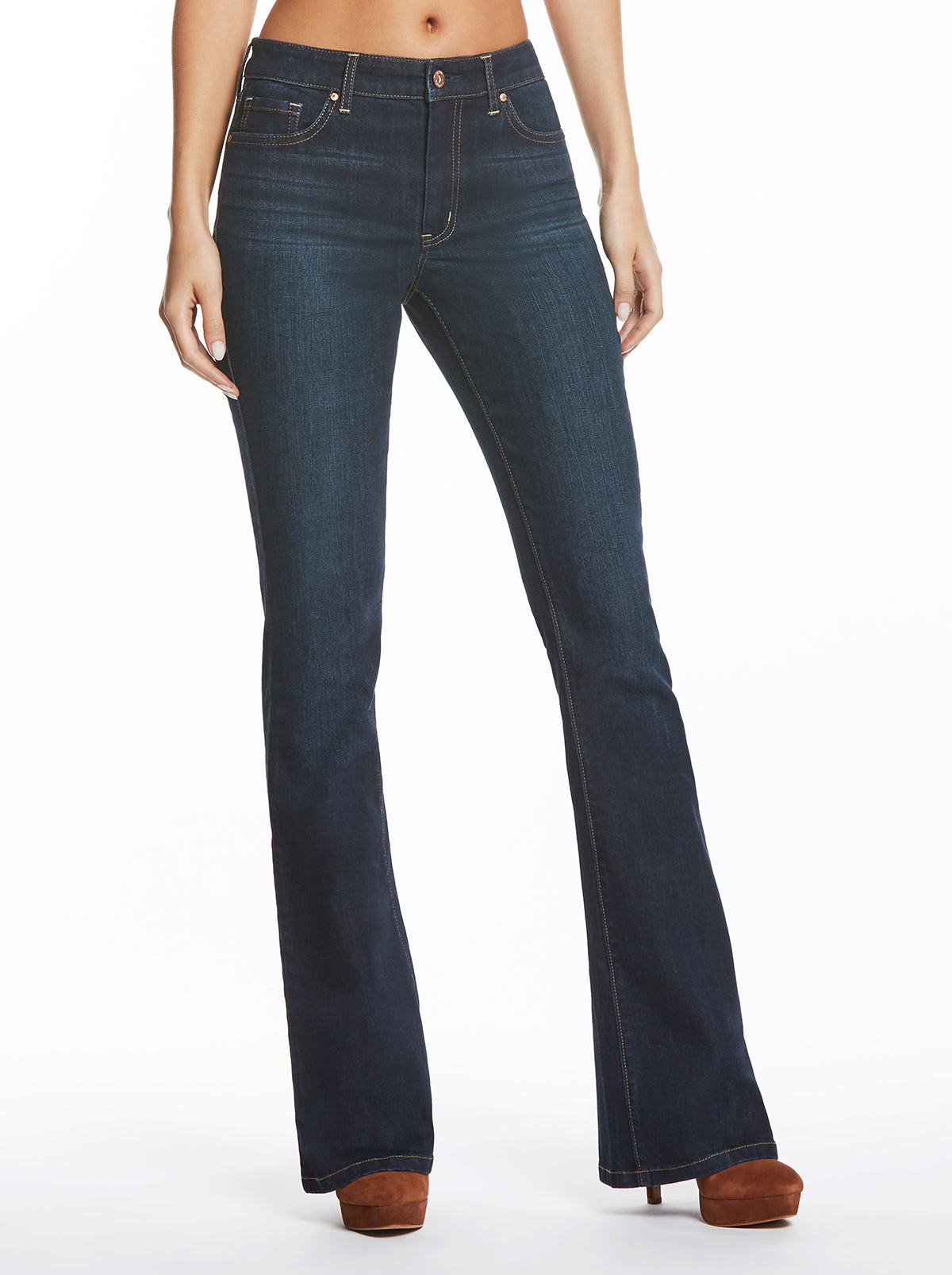 Adored High Rise Flare in Flawless | Jessica Simpson Women