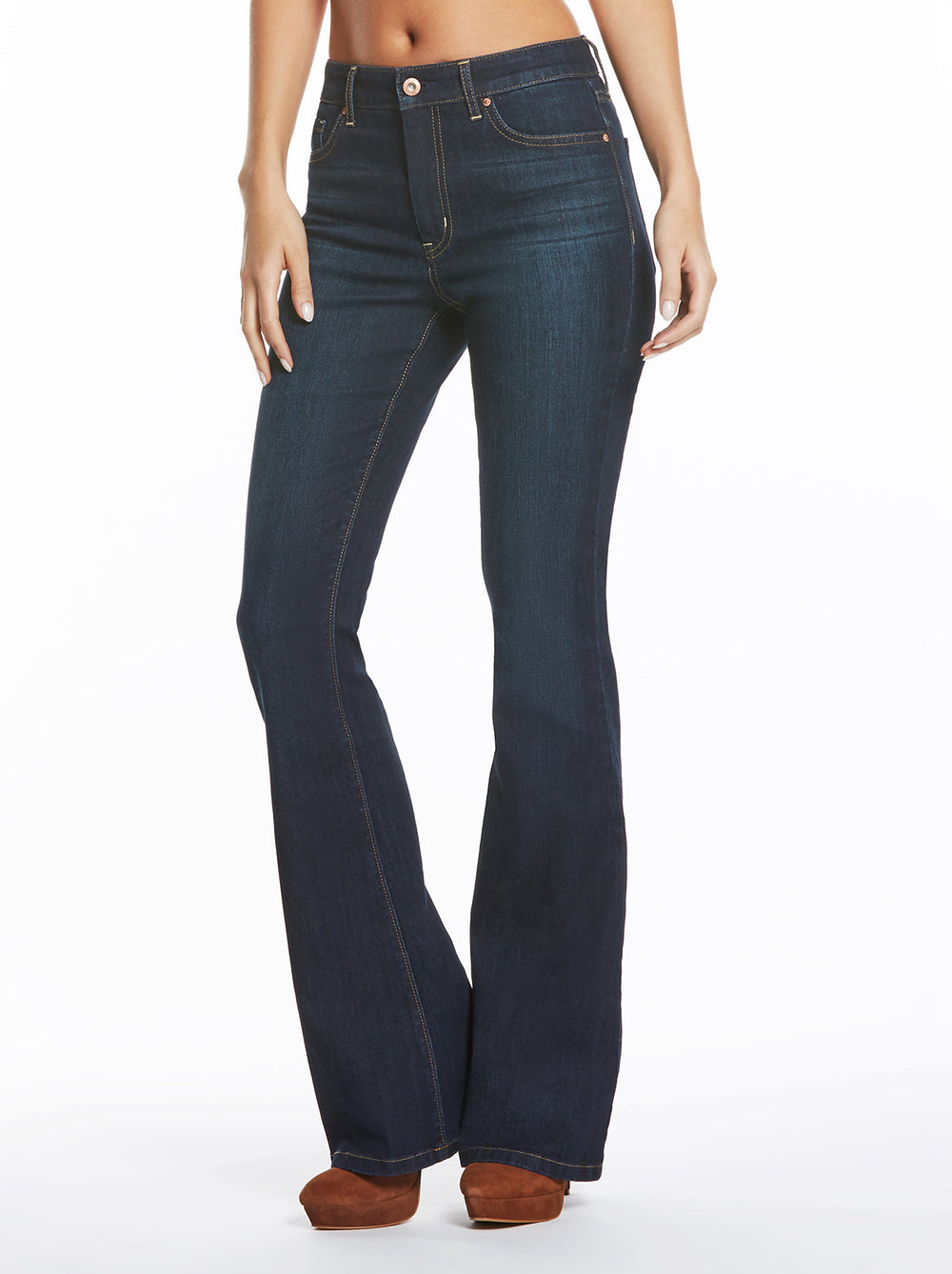 Adored High Rise Flare in Flawless | Jessica Simpson Women