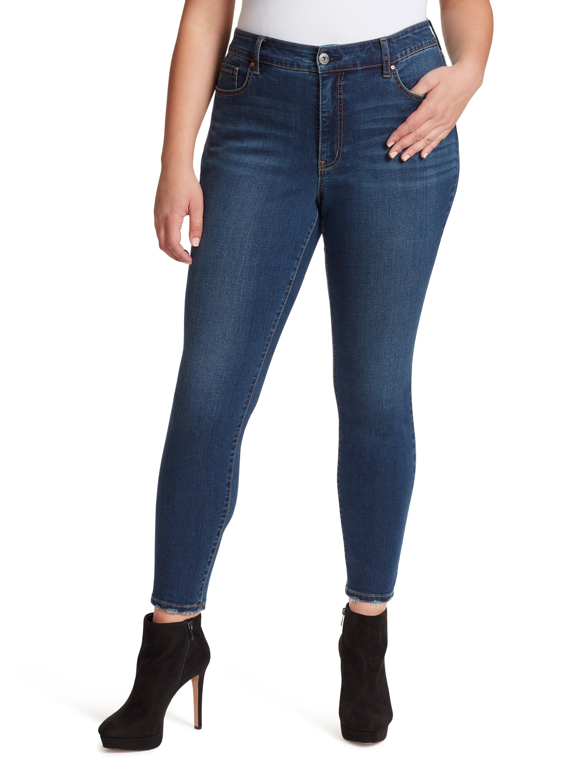 Adored High Rise Ankle Skinny Jeans in Mia | Jessica Simpson Women