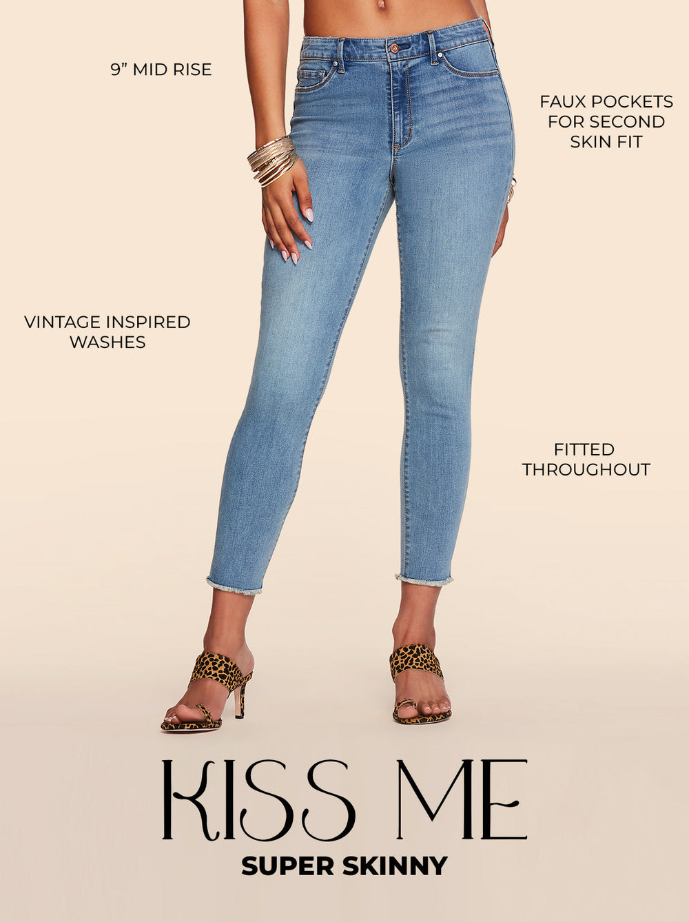 Kiss Me Skinny Jeans in Premium | Jessica Simpson Women