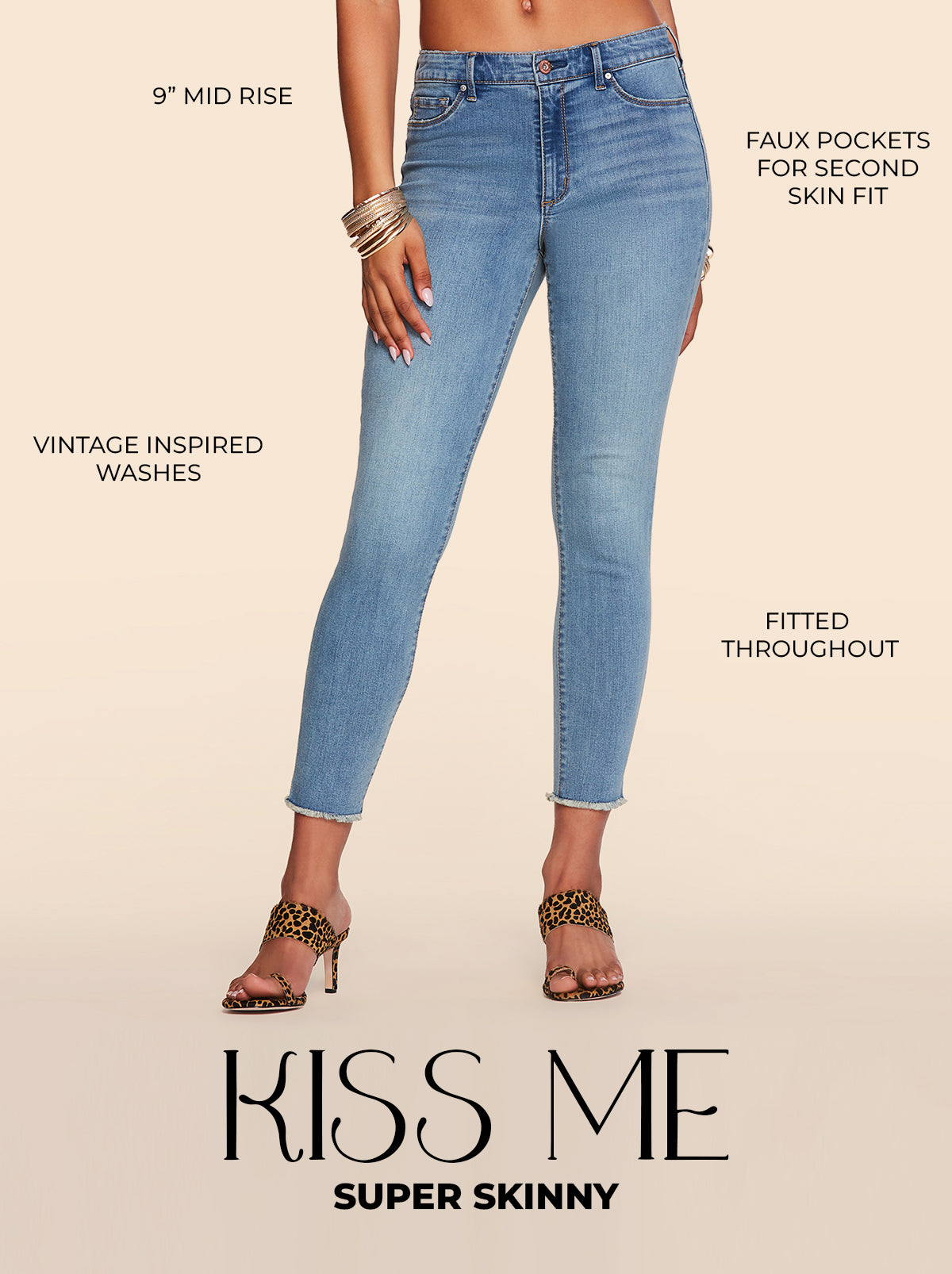 Kiss Me Skinny Jeans in Premium | Jessica Simpson Women