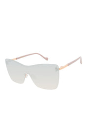 Glamorous Frameless Shield Sunglasses in Rose Gold | Jessica Simpson Accessories