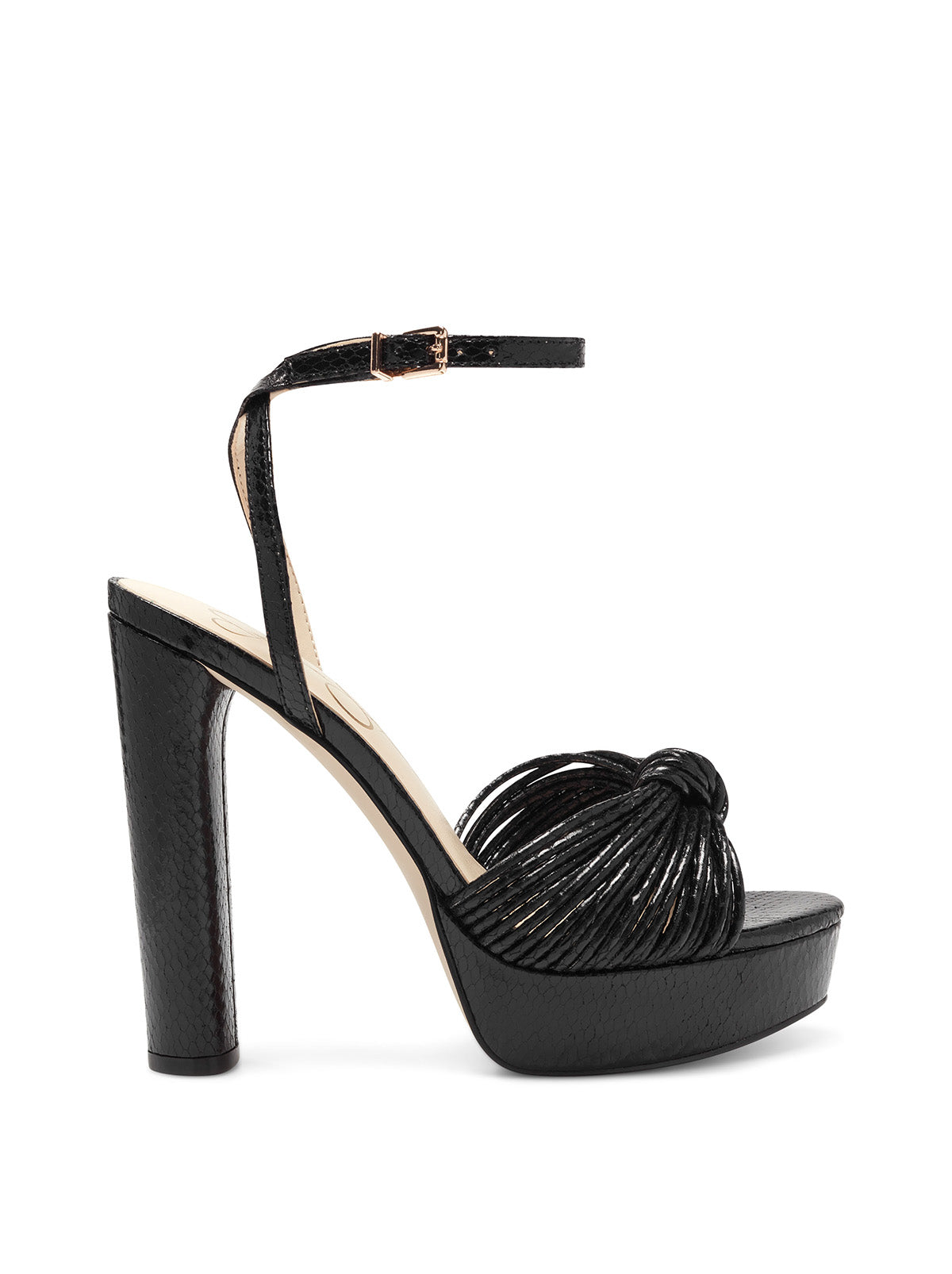 Immie Platform Sandal in Black Snake | Jessica Simpson Women