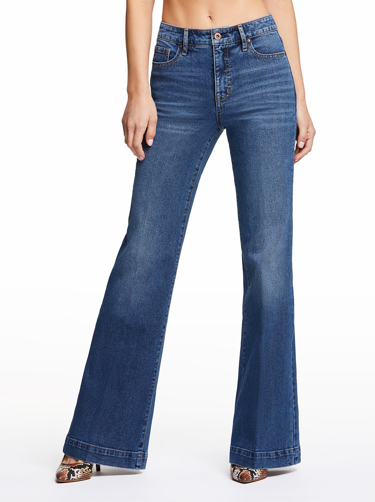 True Love Wide Leg Trouser Jeans in Sia | Jessica Simpson Women