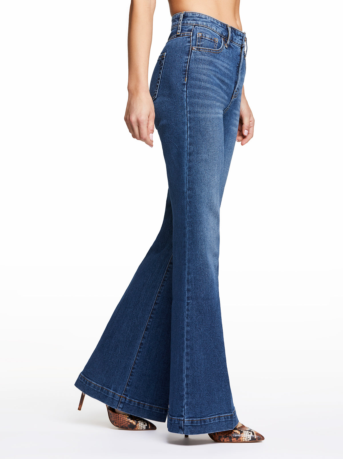 True Love Wide Leg Trouser Jeans in Sia | Jessica Simpson Women