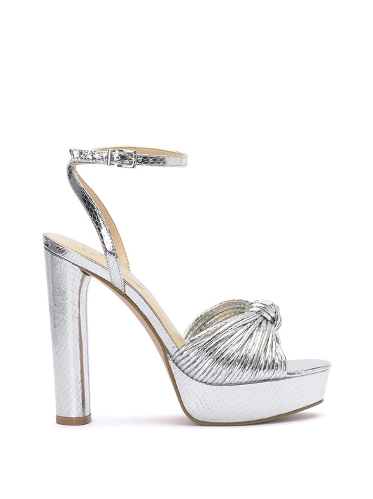Immie Platform Sandal in Silver Snake | Jessica Simpson Women