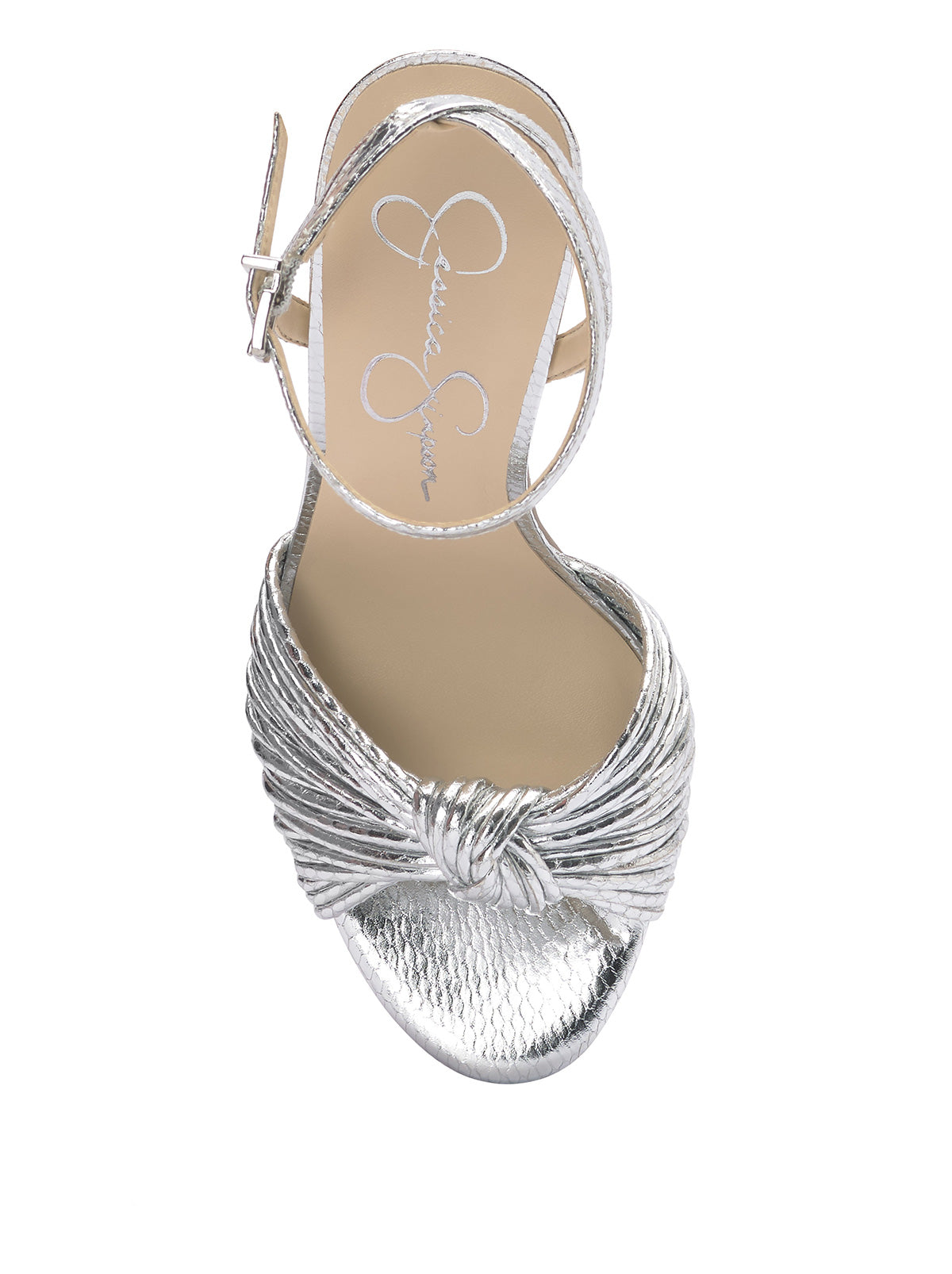 Immie Platform Sandal in Silver Snake | Jessica Simpson Women