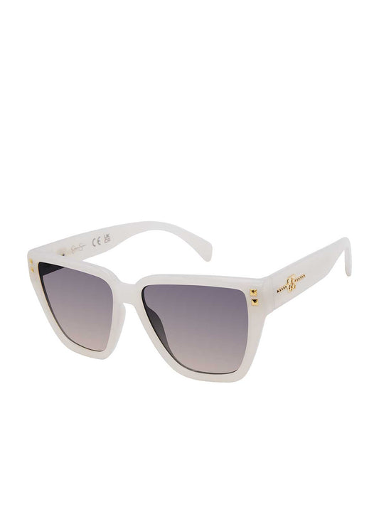 Star Studded Cat Eye Sunglasses in Cream | Jessica Simpson Accessories