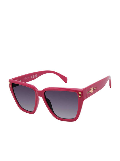 Star Studded Cat Eye Sunglasses in Fuchsia | Jessica Simpson Accessories