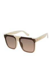 Oversized Square Sunglasses in Cream | Jessica Simpson Accessories