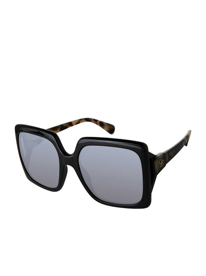 Square Sunglasses in Black & Oatmeal | Jessica Simpson Accessories