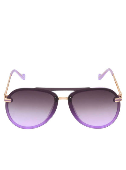 Metal Aviator Sunglasses in Light Purple | Jessica Simpson Accessories