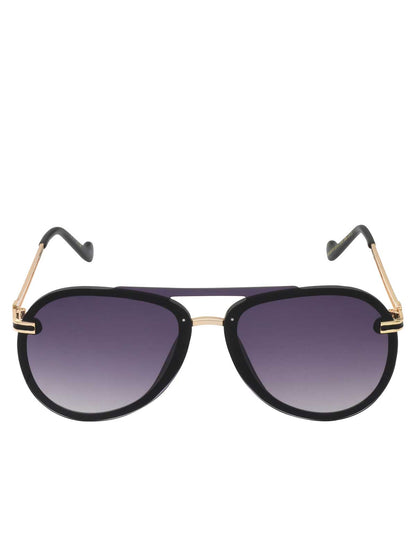 Metal Aviator Sunglasses in Smoke Matte Black | Jessica Simpson Accessories