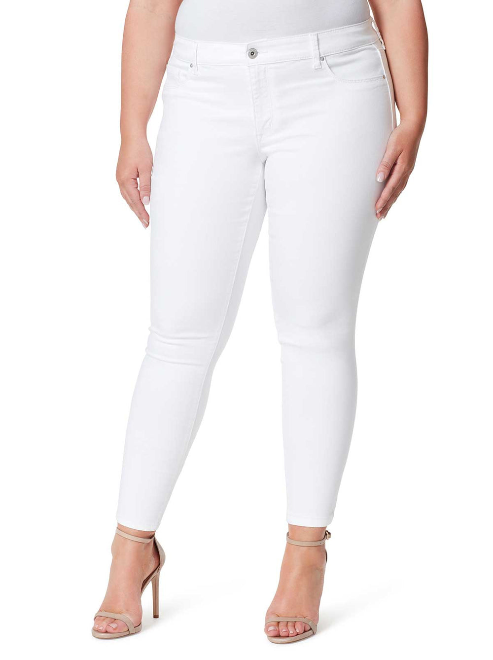 Kiss Me Skinny Jeans in White | Jessica Simpson Women