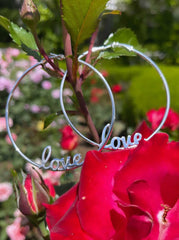 Personalized Hoop Earrings in Sterling Silver | Jessica Simpson Accessories