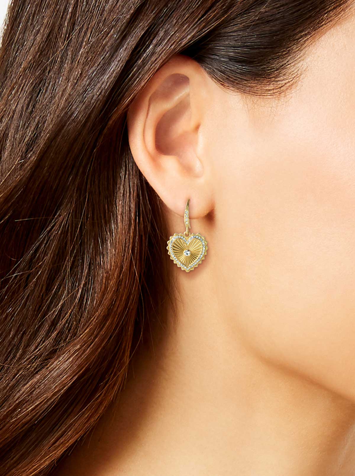 Heart Drop Earrings | Jessica Simpson Accessories