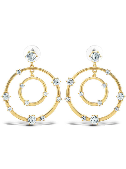 Orbital Crystal Drop Earrings | Jessica Simpson Accessories