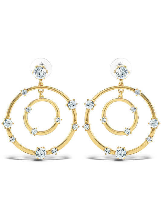 Orbital Crystal Drop Earrings | Jessica Simpson Accessories