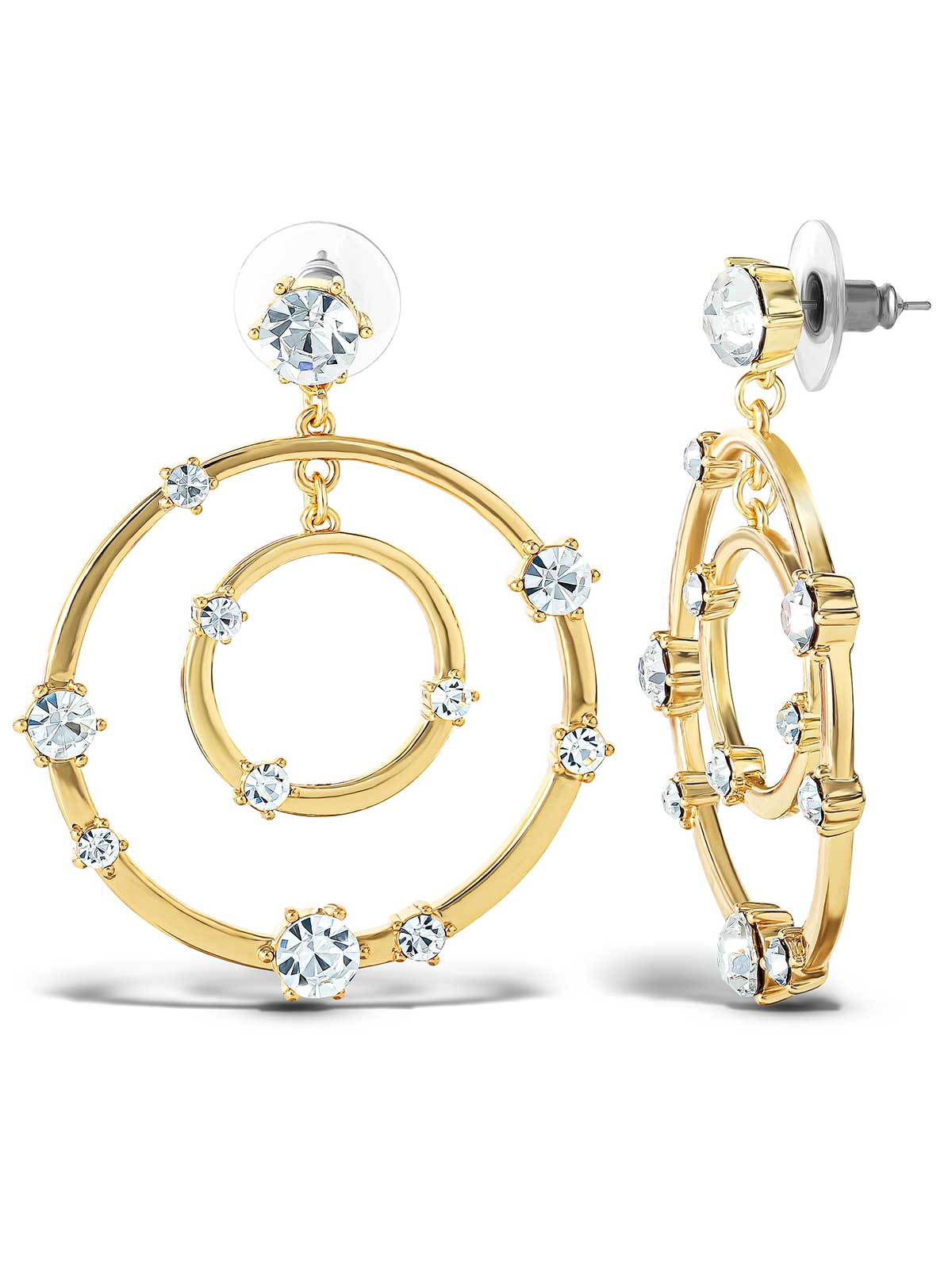 Orbital Crystal Drop Earrings | Jessica Simpson Accessories