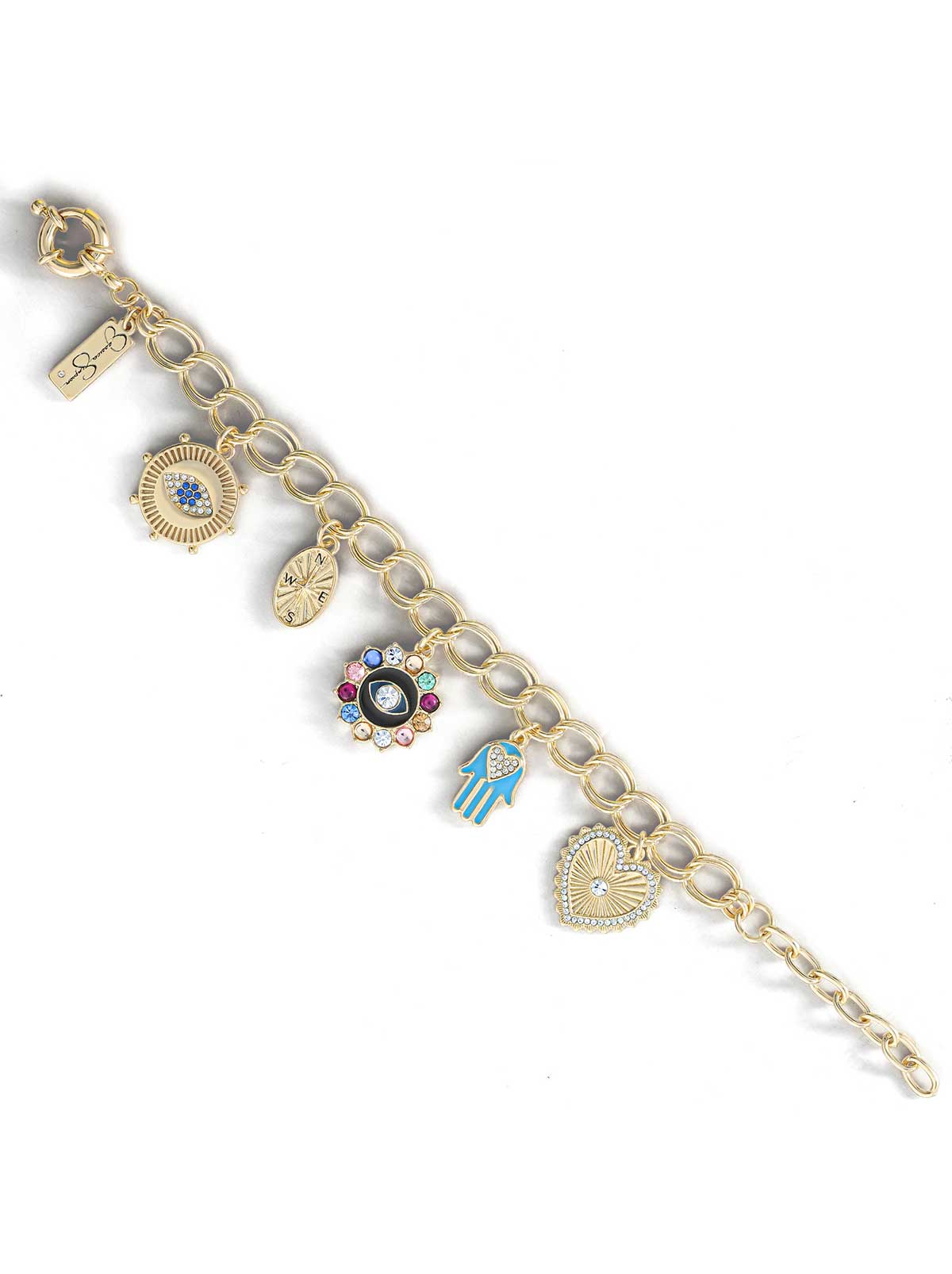 Evil Eye Charm Bracelet | Jessica Simpson Accessories