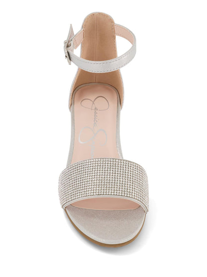 Girls' Pearl Stone Dress Heel in Silver | Jessica Simpson Women
