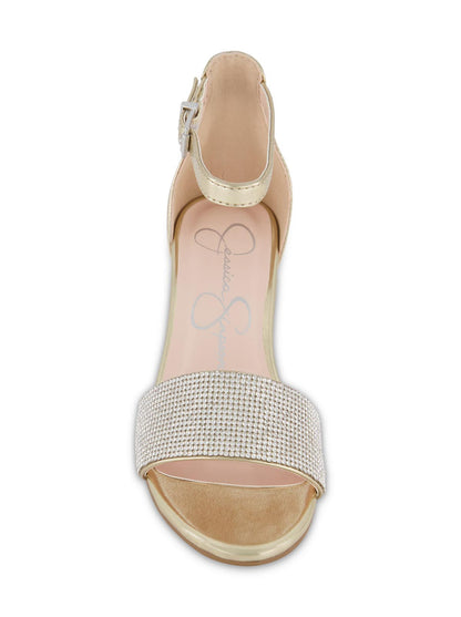 Girls' Pearl Stone Dress Heel in Gold | Jessica Simpson Women