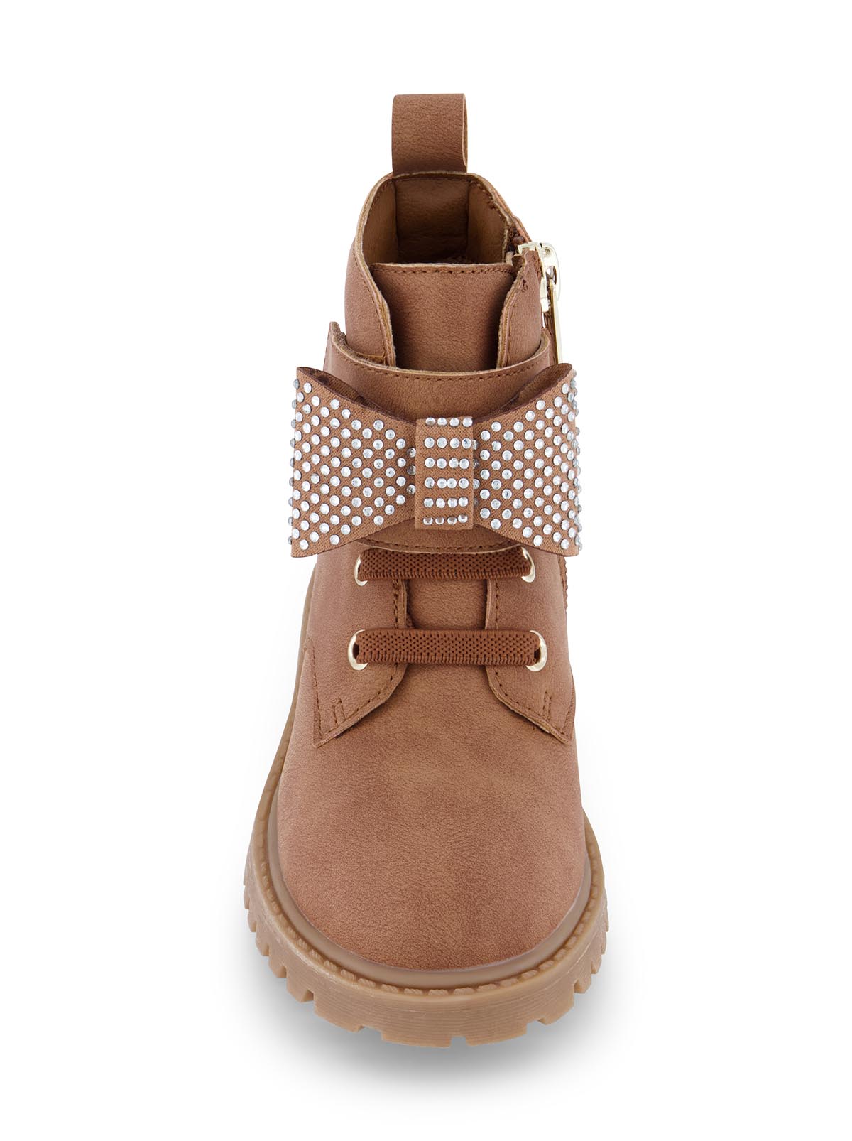 Toddler Daria Bow Moto Boot in Cognac | Jessica Simpson Women