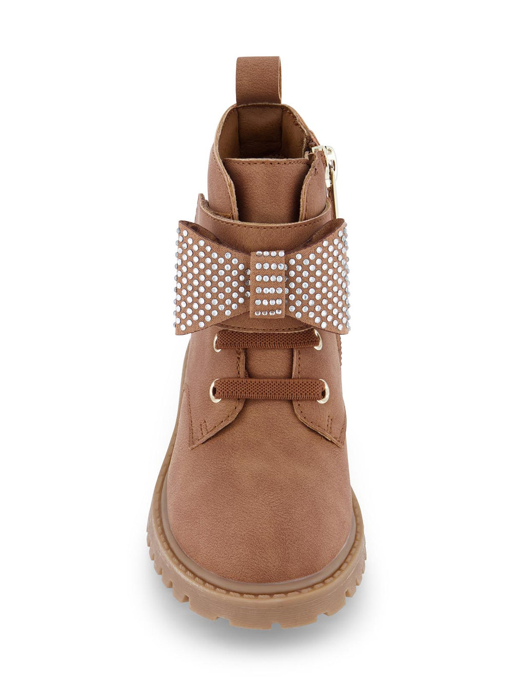 Toddler Daria Bow Moto Boot in Cognac | Jessica Simpson Women