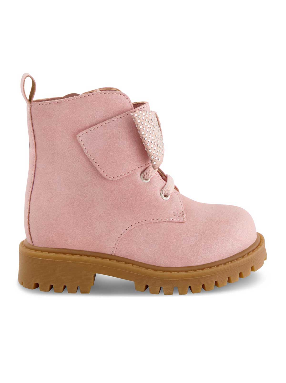 Toddler Daria Bow Moto Boot in Blush | Jessica Simpson Women