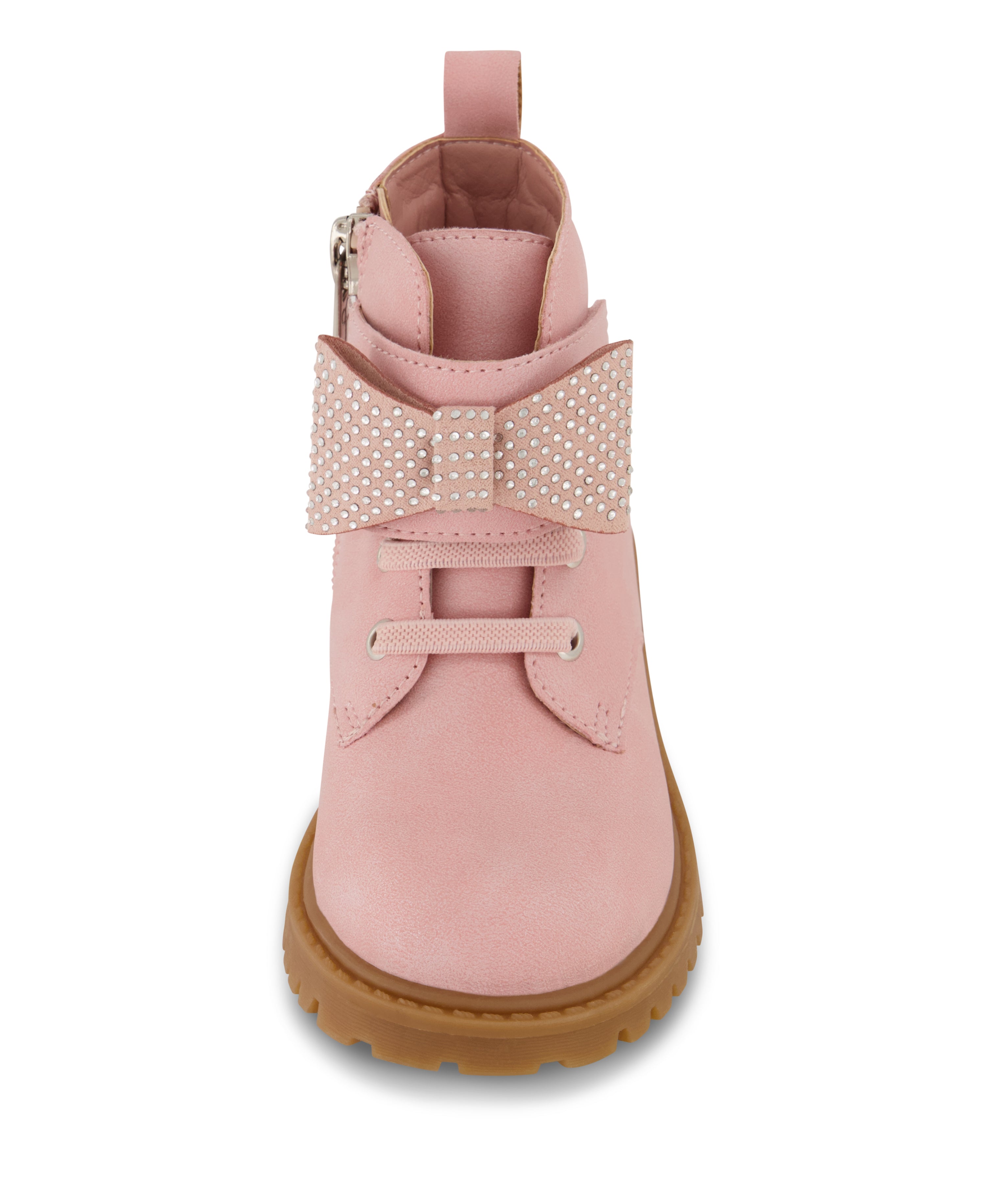 Toddler Daria Bow Moto Boot in Blush | Jessica Simpson Women