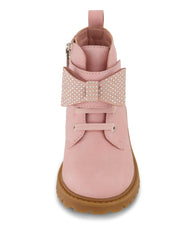 Toddler Daria Bow Moto Boot in Blush | Jessica Simpson Women