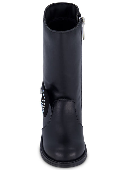 Toddler Evie Bow Tall Boot in Black | Jessica Simpson Women