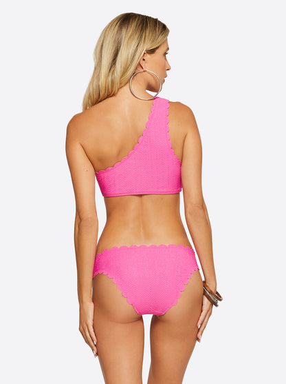 Under the Sea One Shoulder Top in Pink Parfait | Jessica Simpson Women