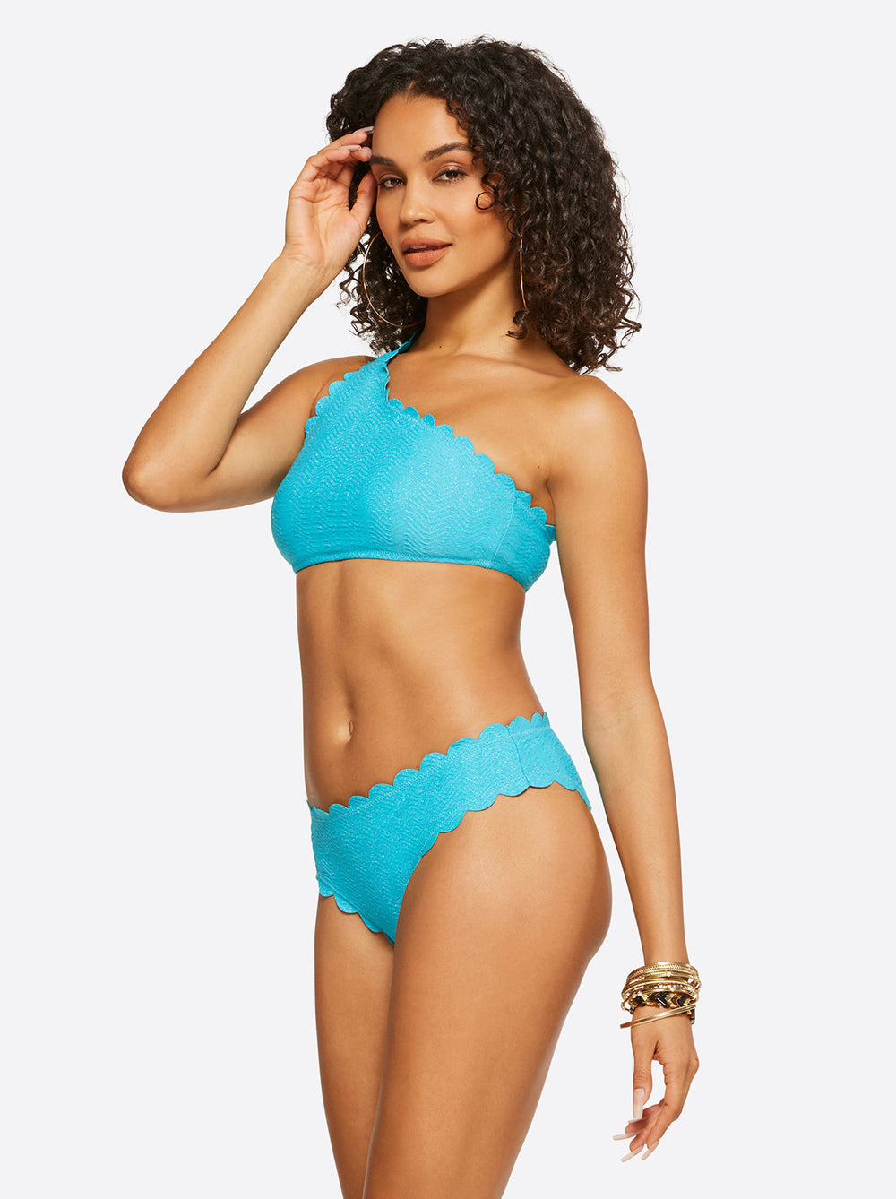 Under the Sea One Shoulder Top in Paradise Sky | Jessica Simpson Women