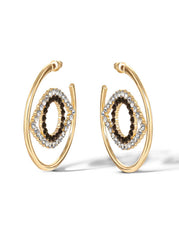 Crystal Eye Hoop Earrings | Jessica Simpson Accessories