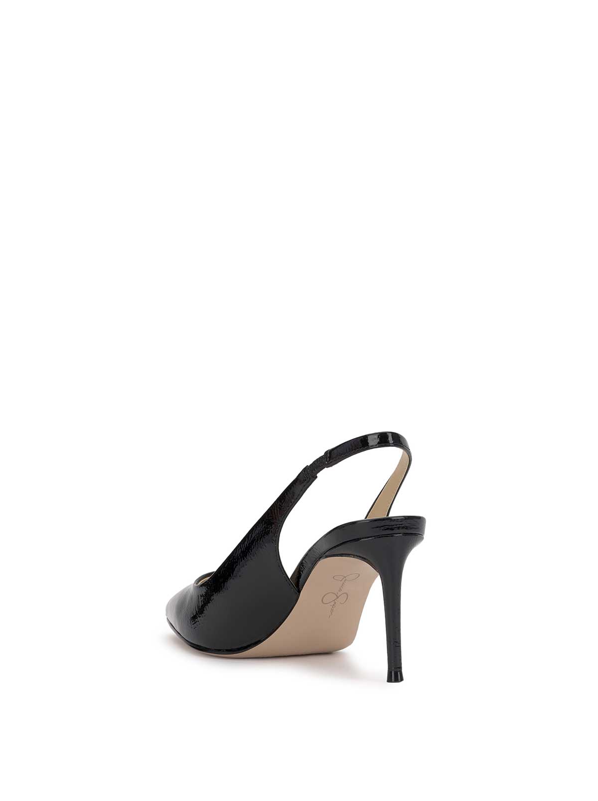 Souli Sling Back Heel in Black Patent | Jessica Simpson Women