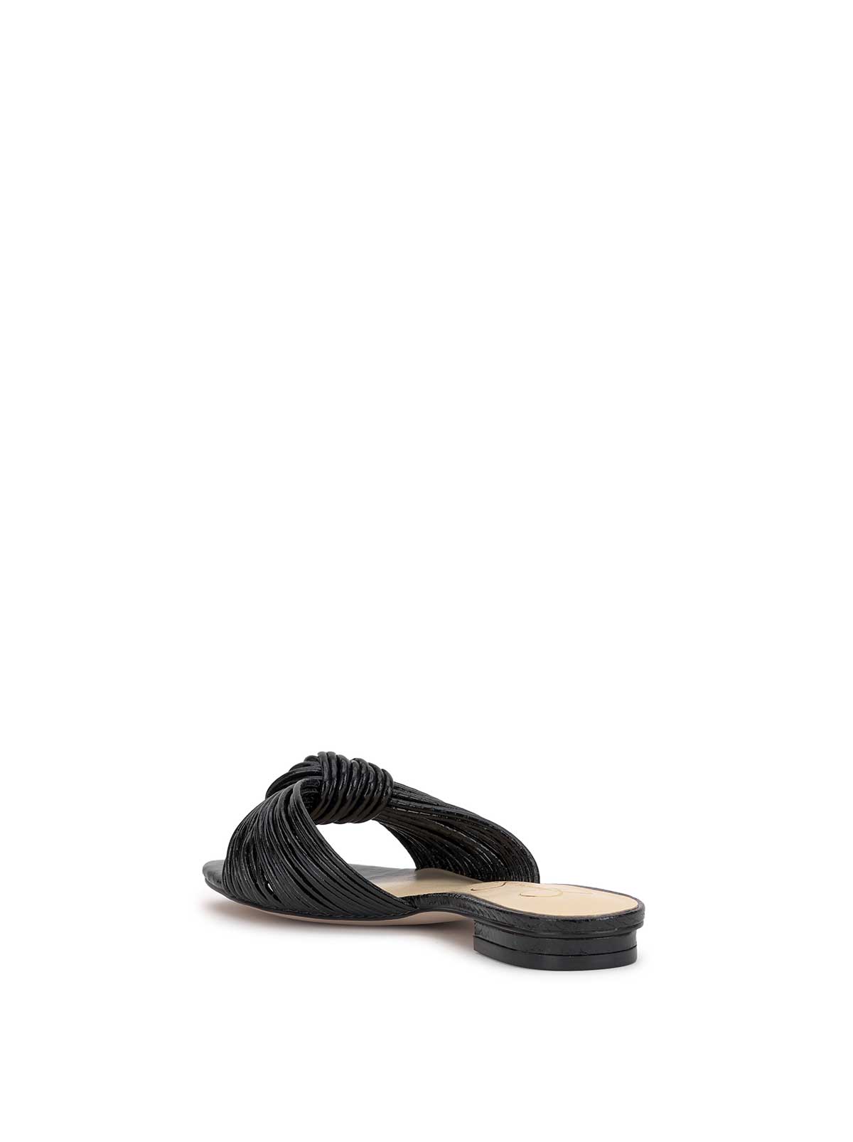 Dydra Knotted Flat Sandal in Black | Jessica Simpson Women